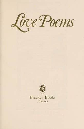 Tapa de Love poems