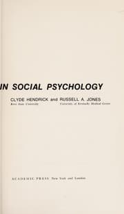 Tapa de The nature of theory and research in social psychology