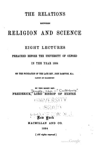 Tapa de The relations between religion and science