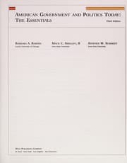 Tapa de American Government and Politics Today