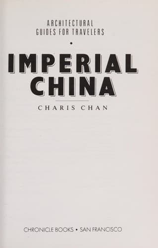 Tapa de Imperial China