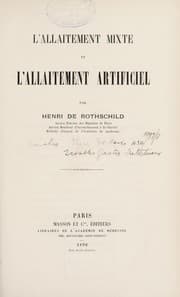 Tapa de L'allaitement mixte et l'allaitement artificiel