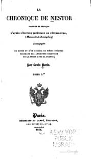 Tapa de La chronique de Nestor