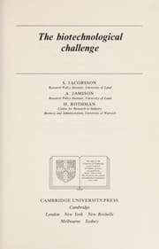 Tapa de The Biotechnological challenge