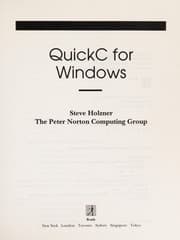 Tapa de QuickC for Windows