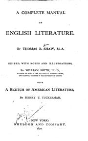 Tapa de A Complete Manual of English Literature