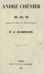 Tapa de André Chénier