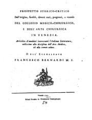 Tapa de Prospetto storico-critico dell'origine, facoltà, diversi stati, progressi, e ...