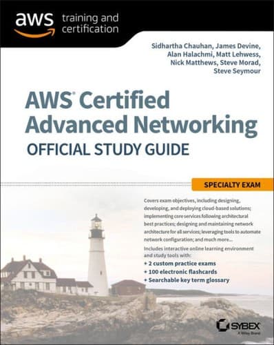 Tapa de AWS CERTIFIED ADVANCED NETWORKING OFFICIAL STUDY GUIDE