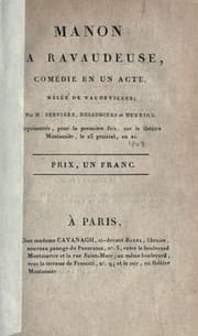 Tapa de Manon la ravaudeuse