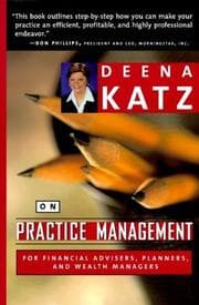 Tapa de Deena Katz on Practice Management