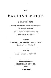 Tapa de The English poets