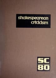 Tapa de SC Vol 80 Shakespearean Criticism