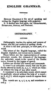 Tapa de Abridgment of Murray's English Grammar: With an Appendix, Containing Exercises in Orthography ...