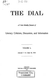 Tapa de The dial