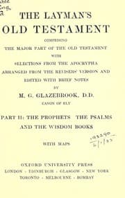 Tapa de The laymans Old Testament
