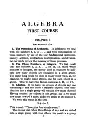 Tapa de Algebra: First Course