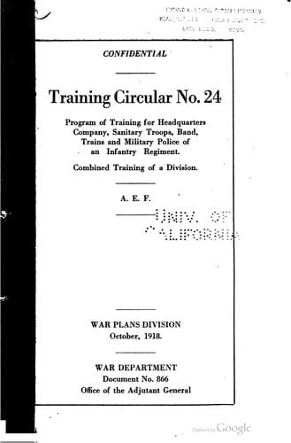 Tapa de Training circular no. 24