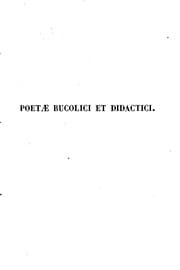 Tapa de Poetæ bucolici et didactici