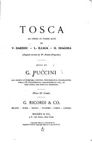 Tapa de Tosca: An Opera in Three Acts