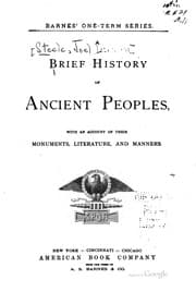 Tapa de A brief history of ancient peoples