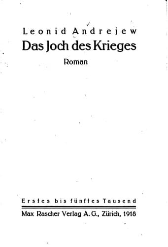 Tapa de Das Joch des Krieges: Roman
