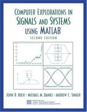 Tapa de Computer explorations in signals and systems using MATLAB