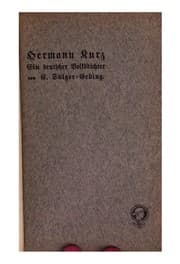 Tapa de Hermann kurz, ein deutscher Volksdichter