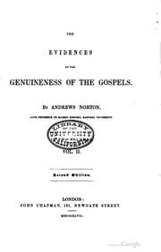 Tapa de The evidences of the genuineness of the Gospels