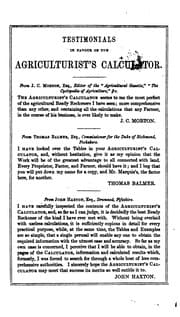 Tapa de The agriculturist's calculator [signed D.B.].