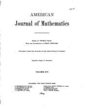 Tapa de American Journal of Mathematics