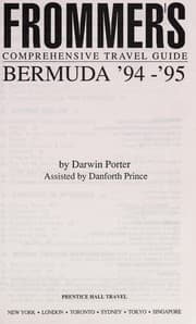Tapa de Frommer's comprehensive travel guide, Bermuda '94-'95
