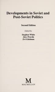 Tapa de Developments in Soviet and post-Soviet politics