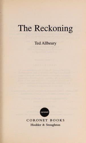 Tapa de The reckoning