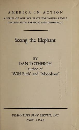 Tapa de Seeing the elephant