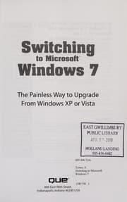 Tapa de Switching to Microsoft Windows 7