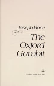 Tapa de The Oxford gambit