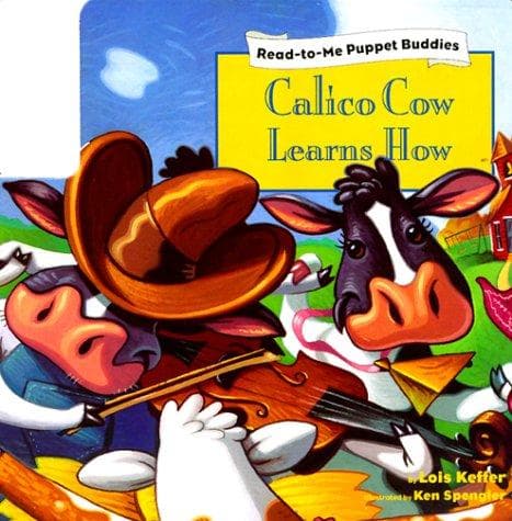 Tapa de Calico cow learns how