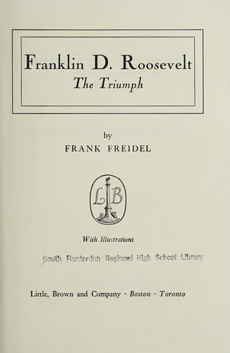 Tapa de Franklin D. Roosevelt