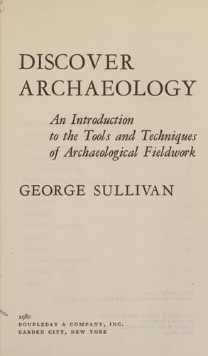 Tapa de Discover archaeology