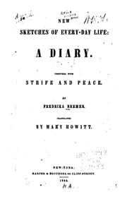 Tapa de New Sketches of Every-day Life: A Diary ; Together with Strife and Peace