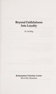 Tapa de Beyond faithfulness into loyalty