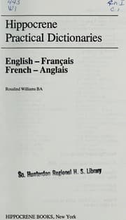 Tapa de English - Franc̨ais, French - Anglais