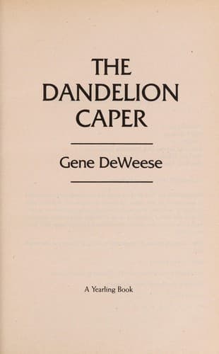 Tapa de The dandelion caper