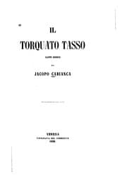 Tapa de Il Torquato Tasso: canti dodici