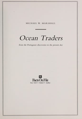 Tapa de Ocean traders