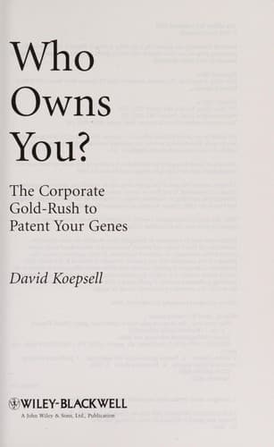 Tapa de Who owns you?