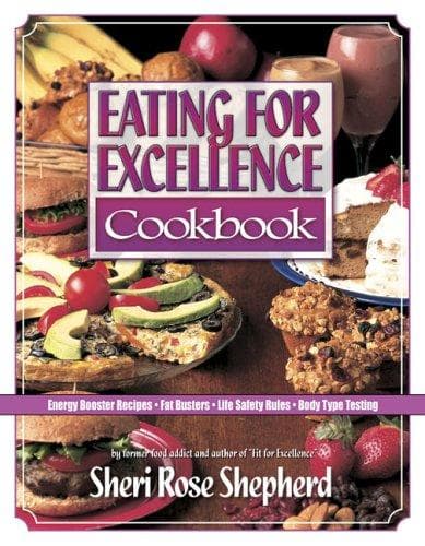 Tapa de Eating for excellence cookbook