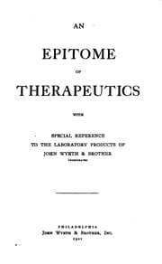Tapa de An Epitome of Therapeutics