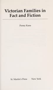 Tapa de Victorian families in fact and fiction
